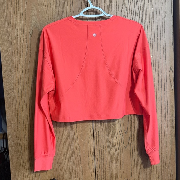 NWT Lululemon Muscle Love Long Sleeve Color Pink Punch size 4 NWOT - Picture 6 of 7